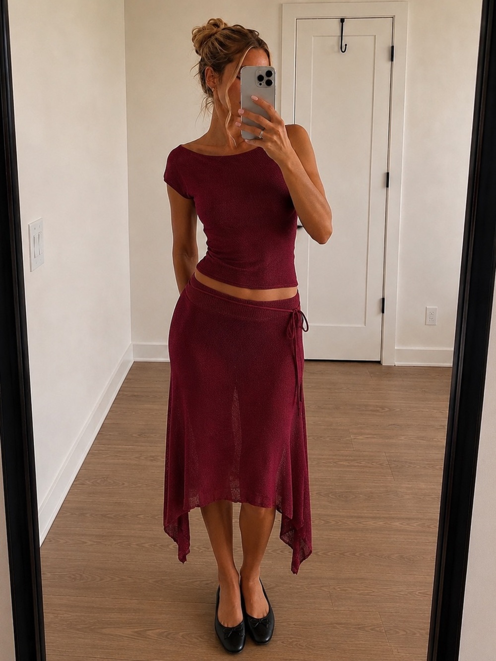 Motel Rocks Rhian Top & Jovali Low Waist Midi Skirt Set